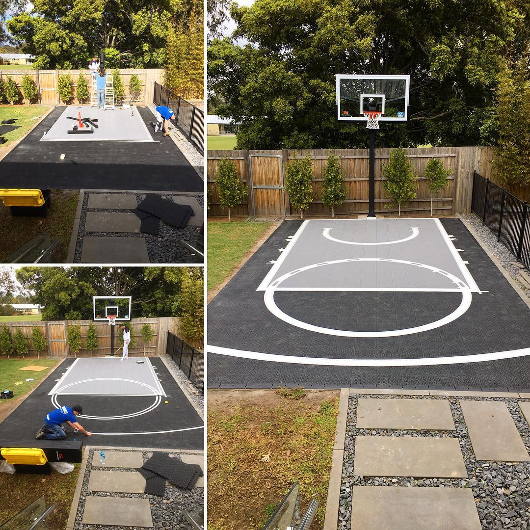 DIY Outdoor Basketball Court
 Free Throw Pro DIY Basketball Court MSF PRO™️ Surface