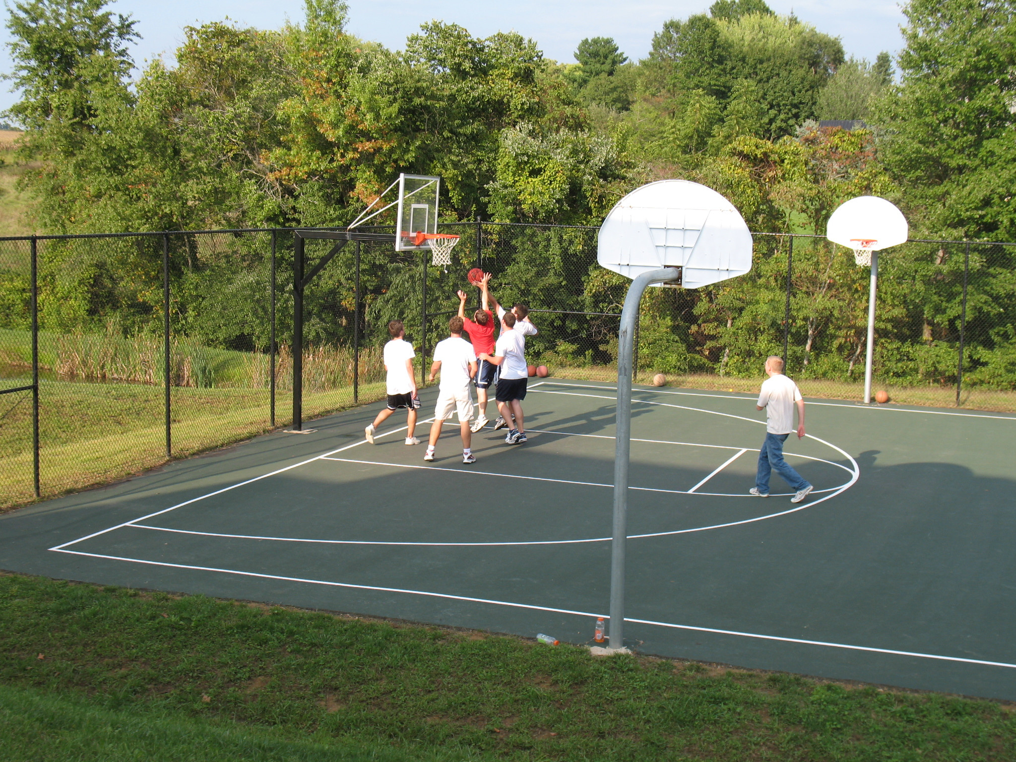 DIY Outdoor Basketball Court
 How to Make a DIY Backyard Basketball Court