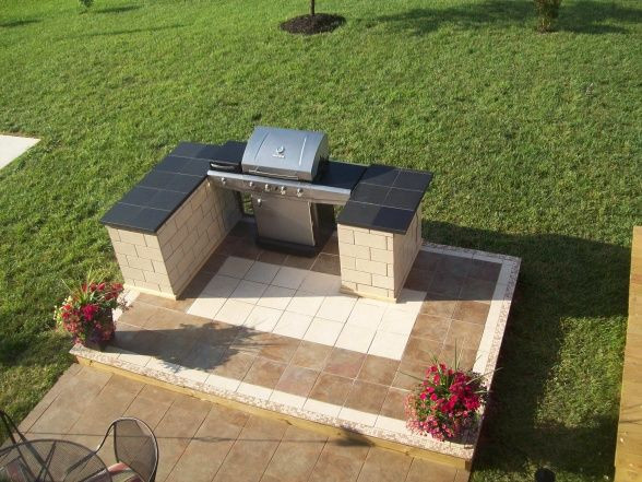 DIY Outdoor Bbq Island
 17 Best images about DIY BBQ on Pinterest