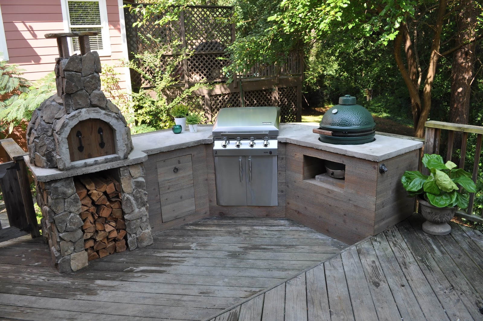 DIY Outdoor Bbq Island
 The Cow Spot Outdoor Kitchen Finale
