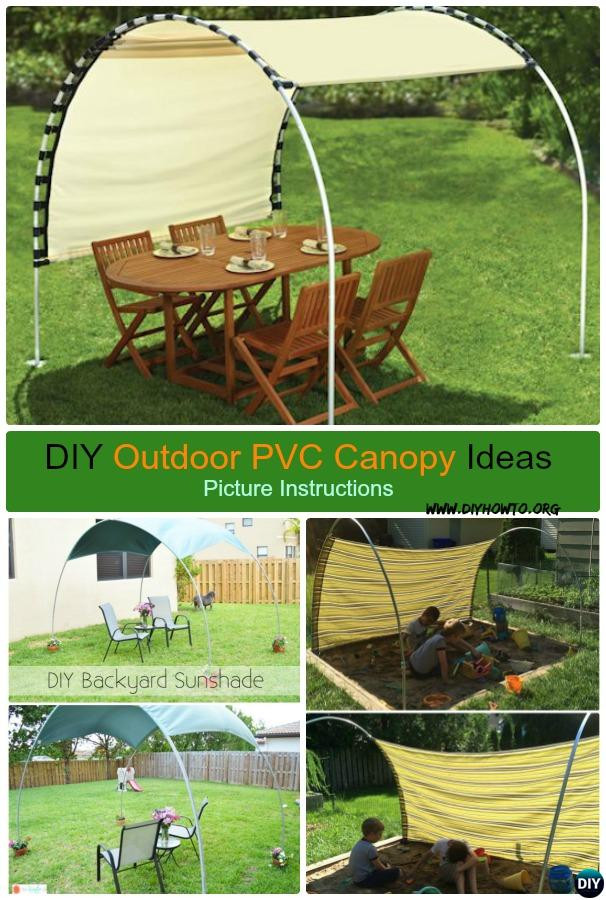 DIY Outdoor Canopy Frame
 DIY Outdoor PVC Canopy Projects [Picture Instructions]