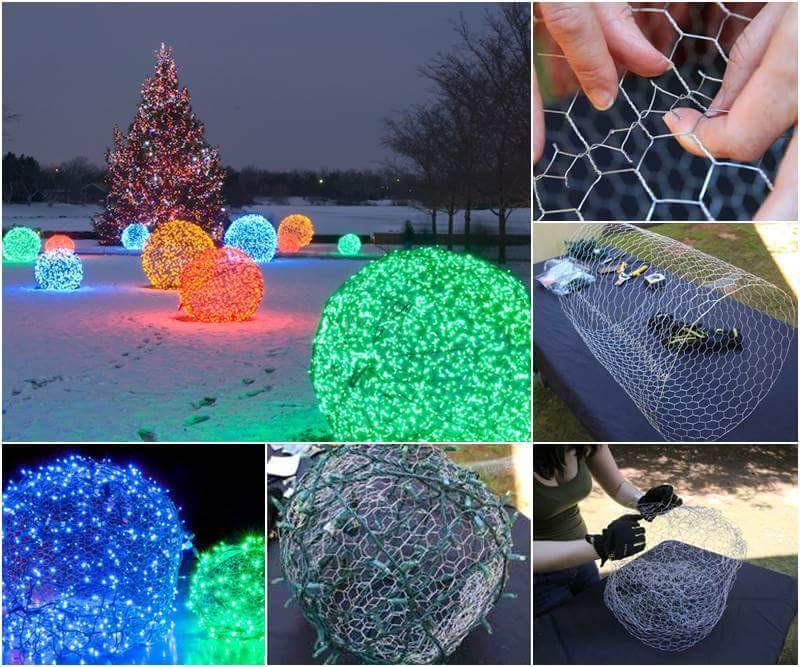 DIY Outdoor Christmas Light Decorations
 55 Creative DIY Christmas Outdoor Lighting Ideas That You