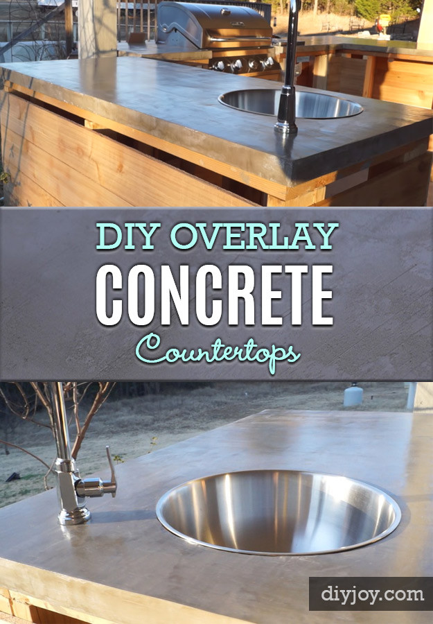 DIY Outdoor Countertop Ideas
 Brilliant DIY Concrete Countertops Are Easier Than You Think