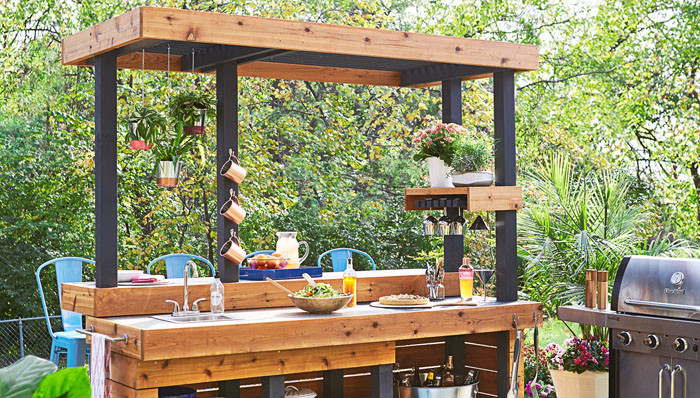 DIY Outdoor Countertop Ideas
 27 Outdoor Kitchen Plans Turn Your Backyard Into