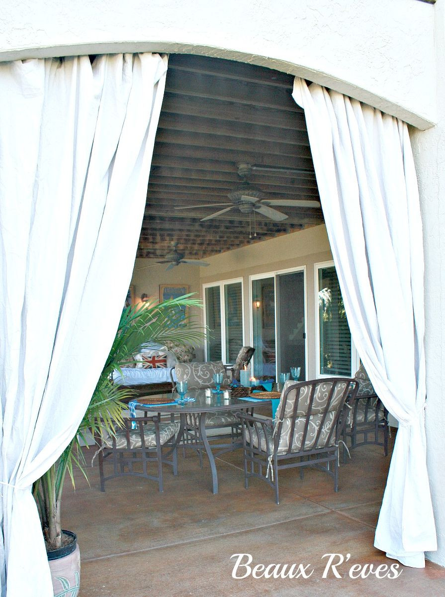 DIY Outdoor Curtain Rods
 Hometalk