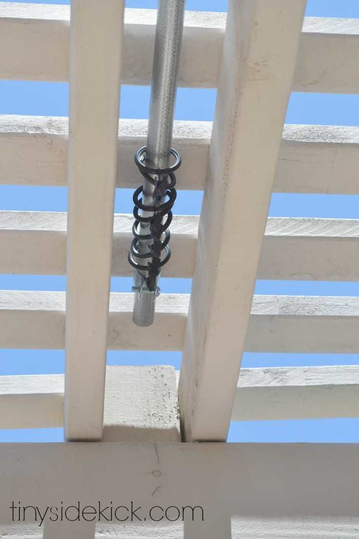 DIY Outdoor Curtain Rods
 How to Make an Outdoor Curtain Rod for Very Little Money
