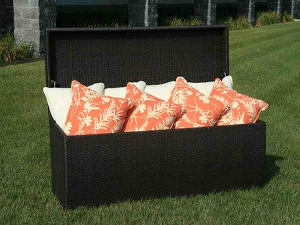 DIY Outdoor Cushion Storage
 Patio Cushion Storage Bench Home Furniture Design