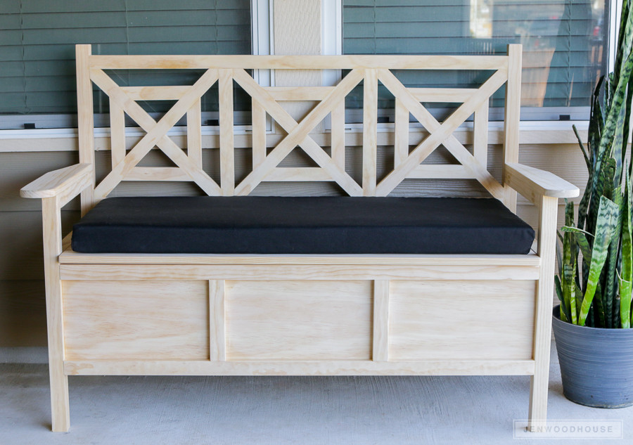 DIY Outdoor Cushion Storage
 How To Build A DIY Outdoor Storage Bench