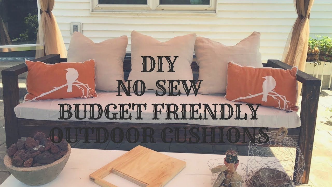 DIY Outdoor Cushion Storage
 DIY NO SEW BUDGET FRIENDLY OUTDOOR CUSHIONS
