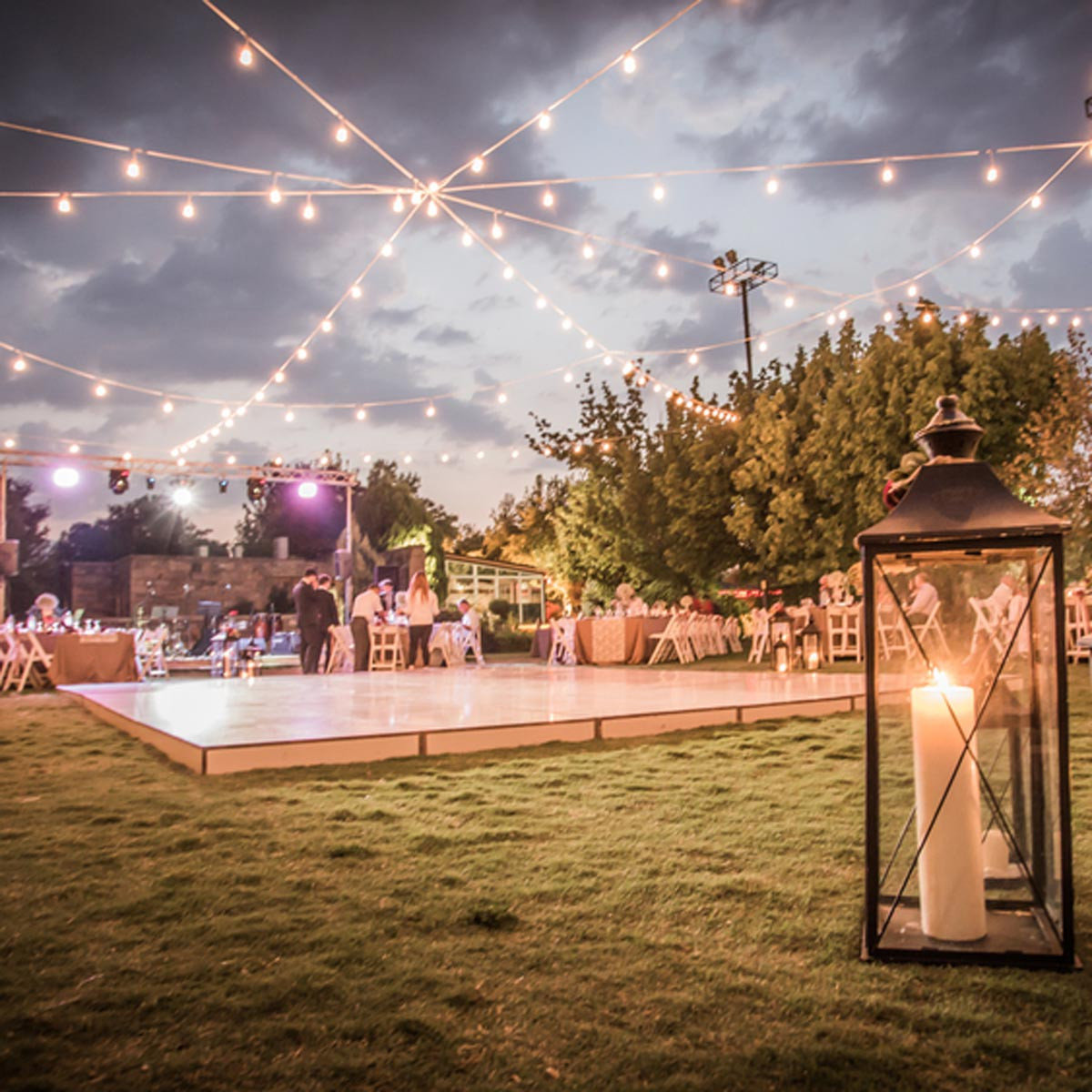 DIY Outdoor Dance Floor
 20 DIY Outdoor Wedding Decorations — The Family Handyman