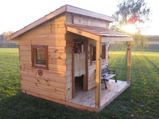DIY Outdoor Fort
 Build A DIY Western Saloon Kid s Fort FREE PDF Plans