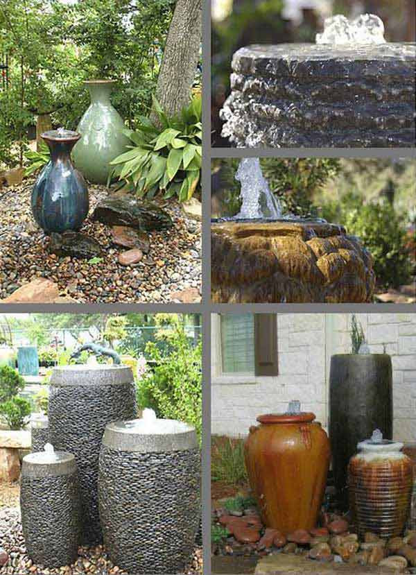 DIY Outdoor Fountain Ideas
 26 Wonderful Outdoor DIY Water Features Tutorials and