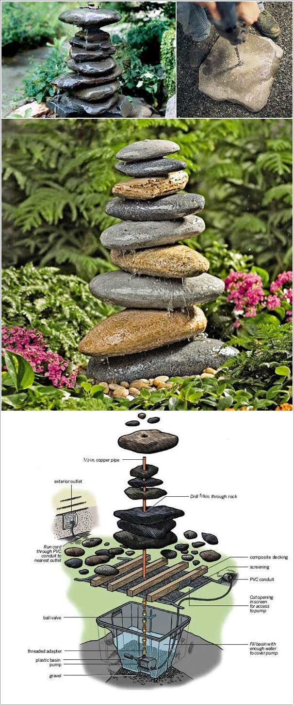 DIY Outdoor Fountain Ideas
 10 Waterfall Fountain Ideas to Adorn Your Garden Amazing