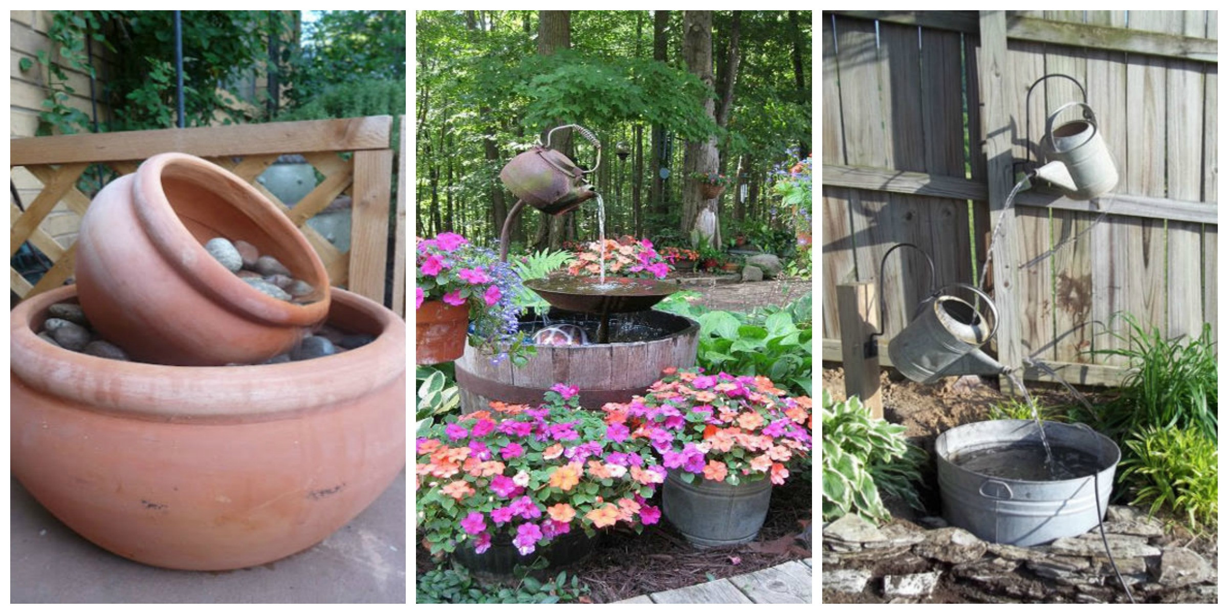 DIY Outdoor Fountain Ideas
 15 DIY Outdoor Fountain Ideas How To Make a Garden