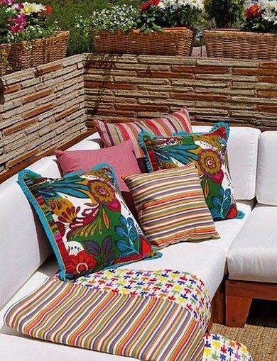 DIY Outdoor Furniture Cushions
 Colorful Patio Furniture Cushions DIY Outdoor Furniture