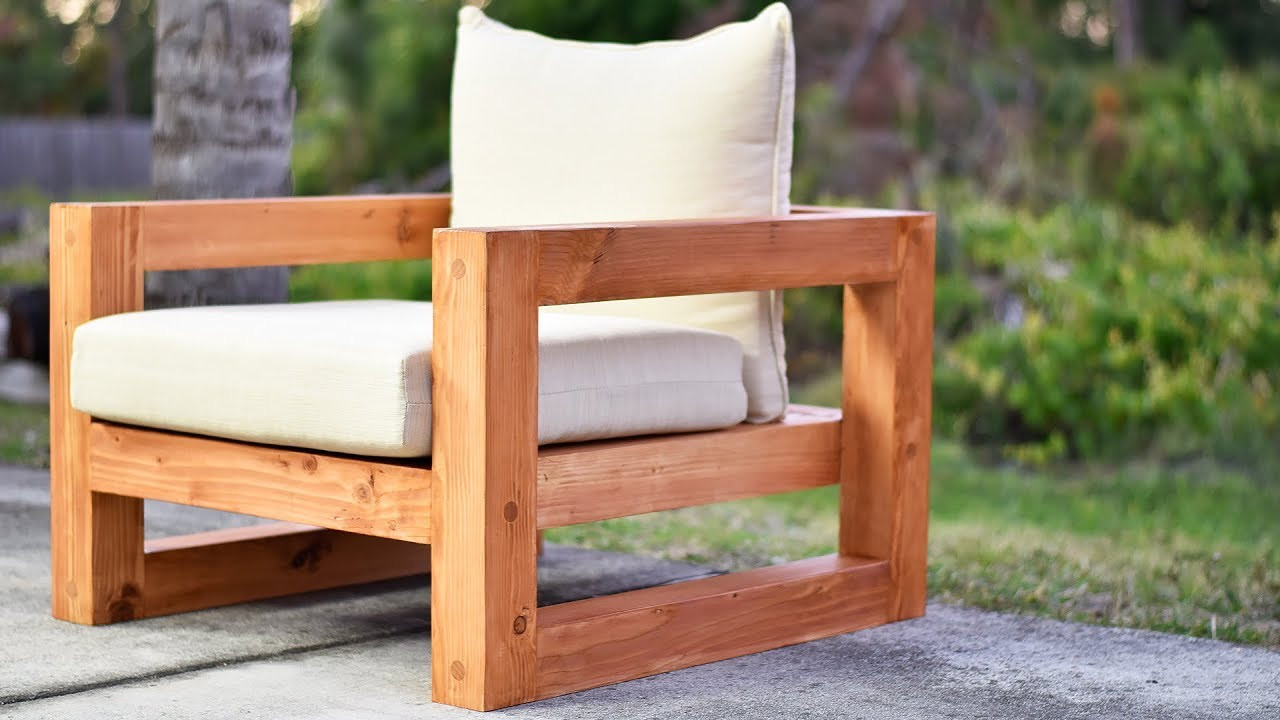 DIY Outdoor Furniture
 DIY Modern Outdoor Chair