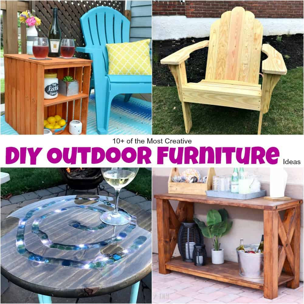 DIY Outdoor Furniture
 10 of the Most Creative DIY Outdoor Furniture Ideas