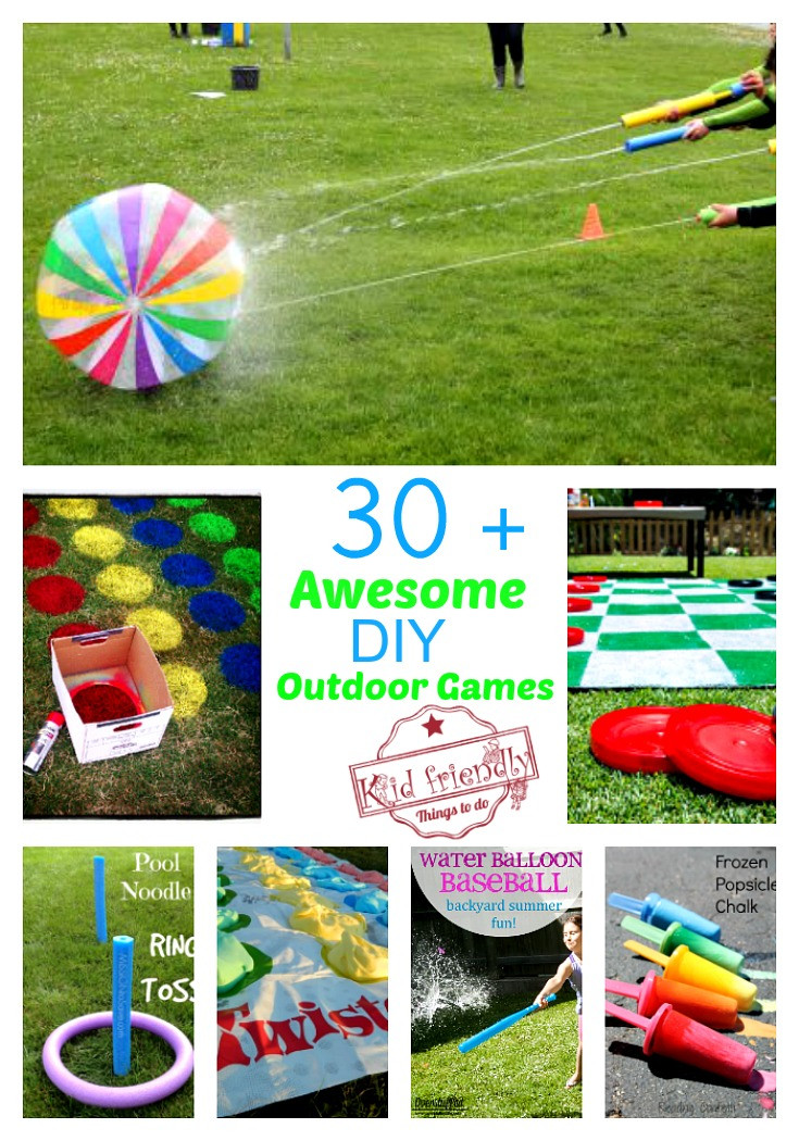 DIY Outdoor Games For Kids
 Over 30 Awesome Summer Outdoor Games For Kids to Play