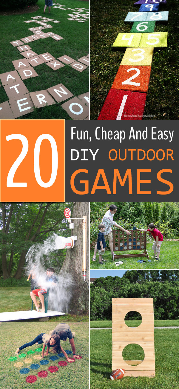 DIY Outdoor Games For Kids
 20 Fun Cheap And Easy DIY Outdoor Games For The Whole Family