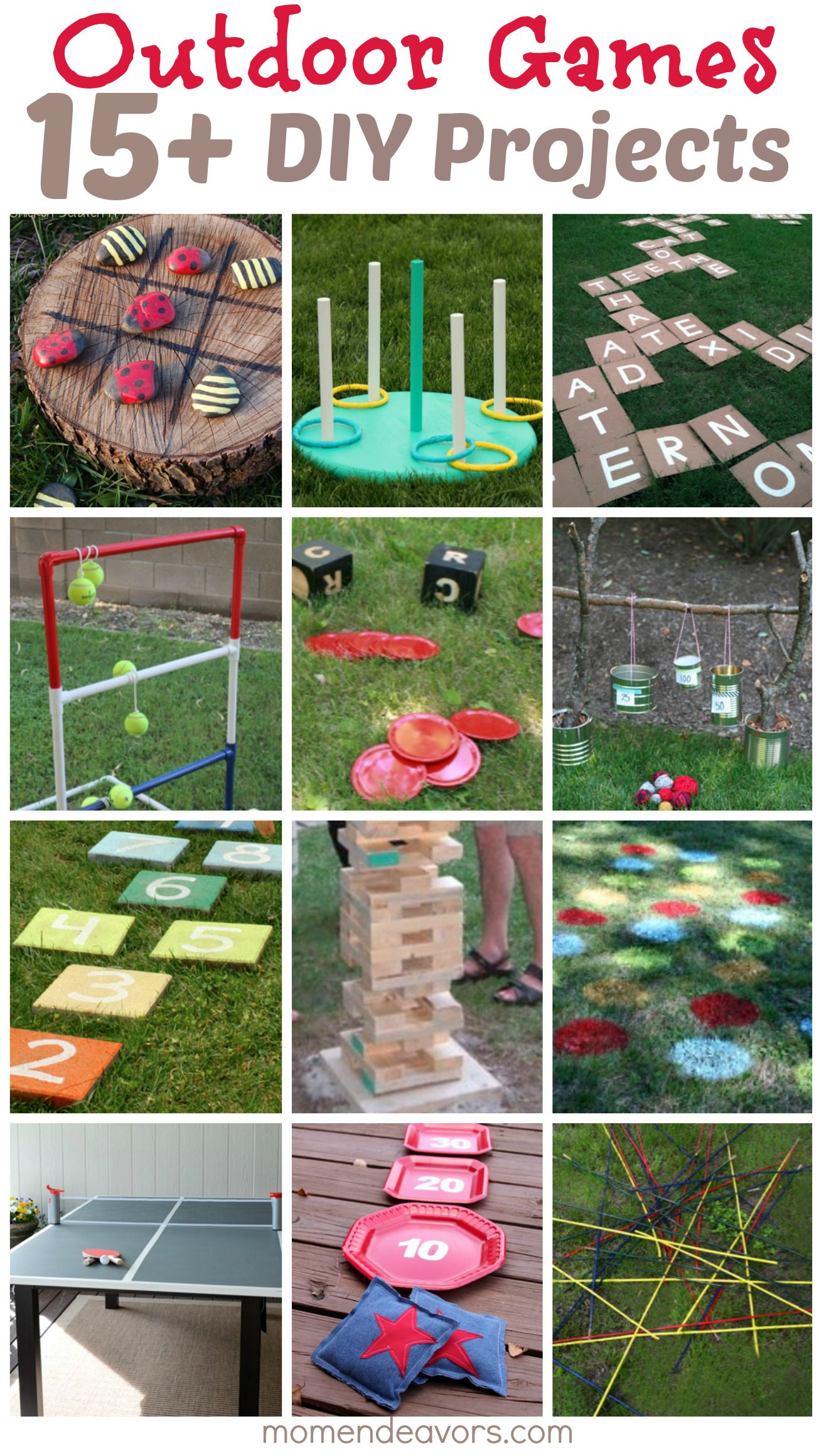 DIY Outdoor Games For Kids
 DIY Outdoor Games – 15 Awesome Project Ideas for Backyard