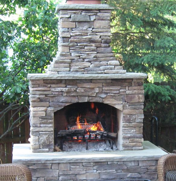 DIY Outdoor Gas Fireplace Kits
 48" Contractor Series Outdoor Fireplace Kit