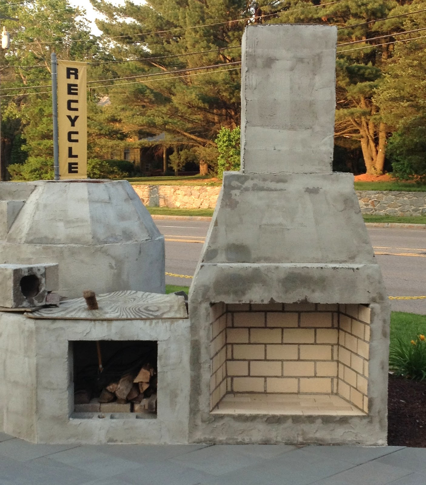 DIY Outdoor Gas Fireplace Kits
 Fireplace DIY Prefab Outdoor Fireplace For Your Outdoor