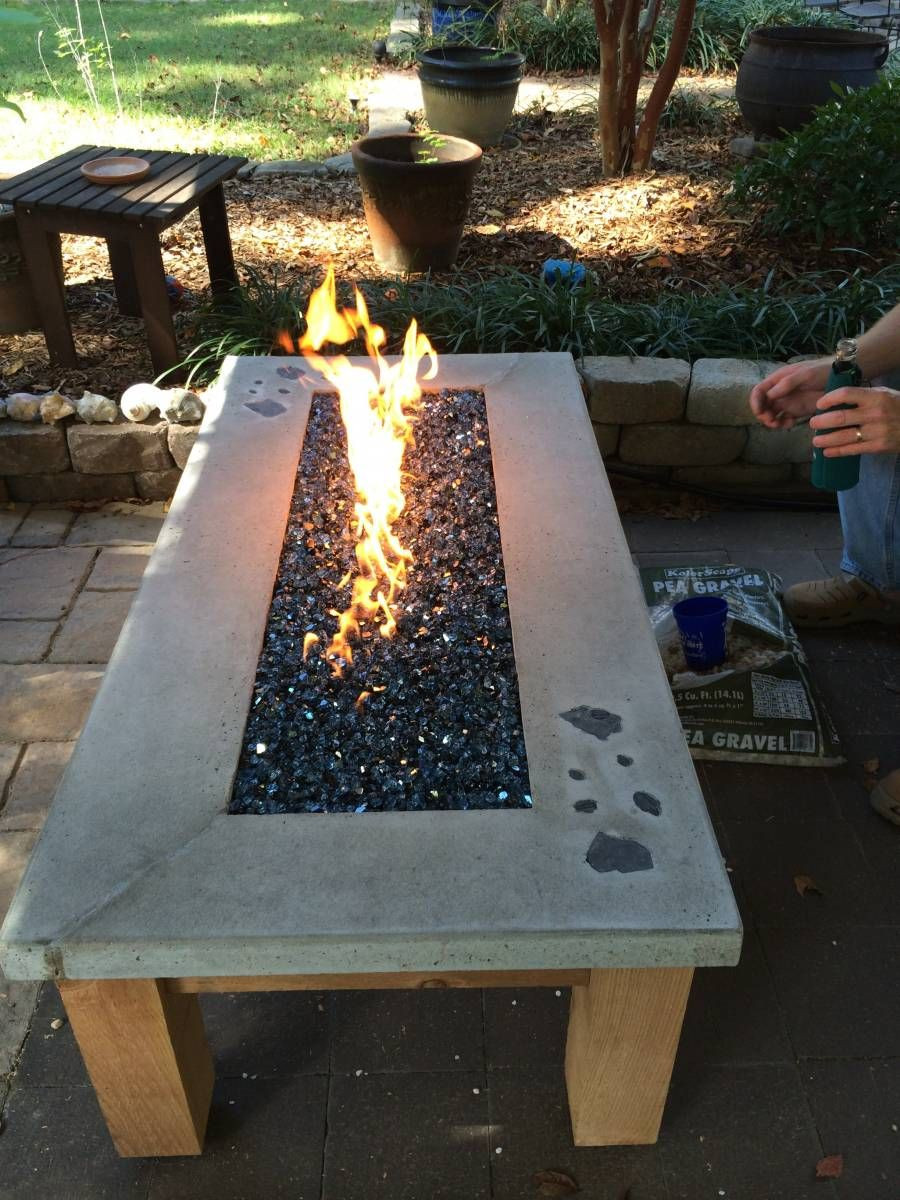 DIY Outdoor Gas Fireplace Kits
 build your own gas fire table in 2019