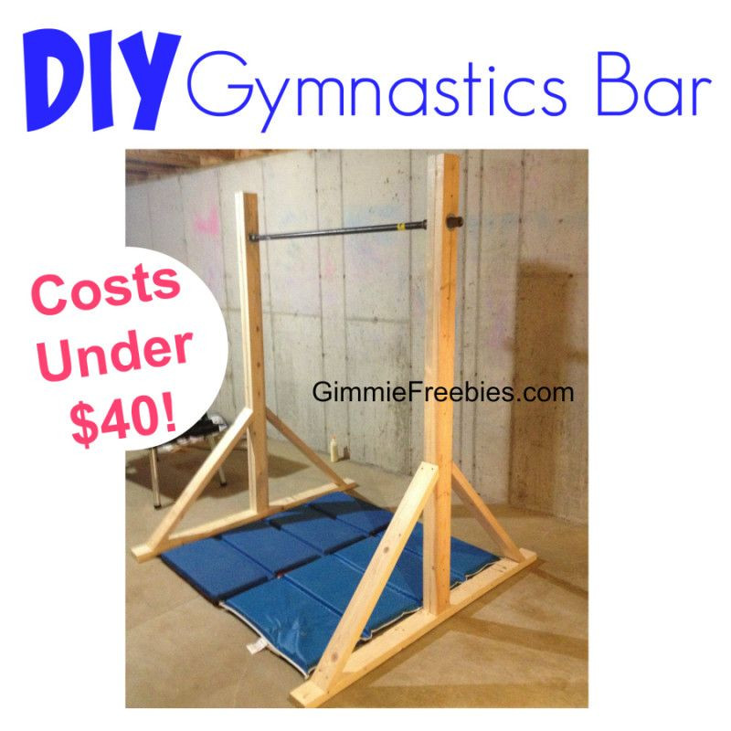 DIY Outdoor Gymnastics Bar
 The 25 best Diy gymnastics bar ideas on Pinterest