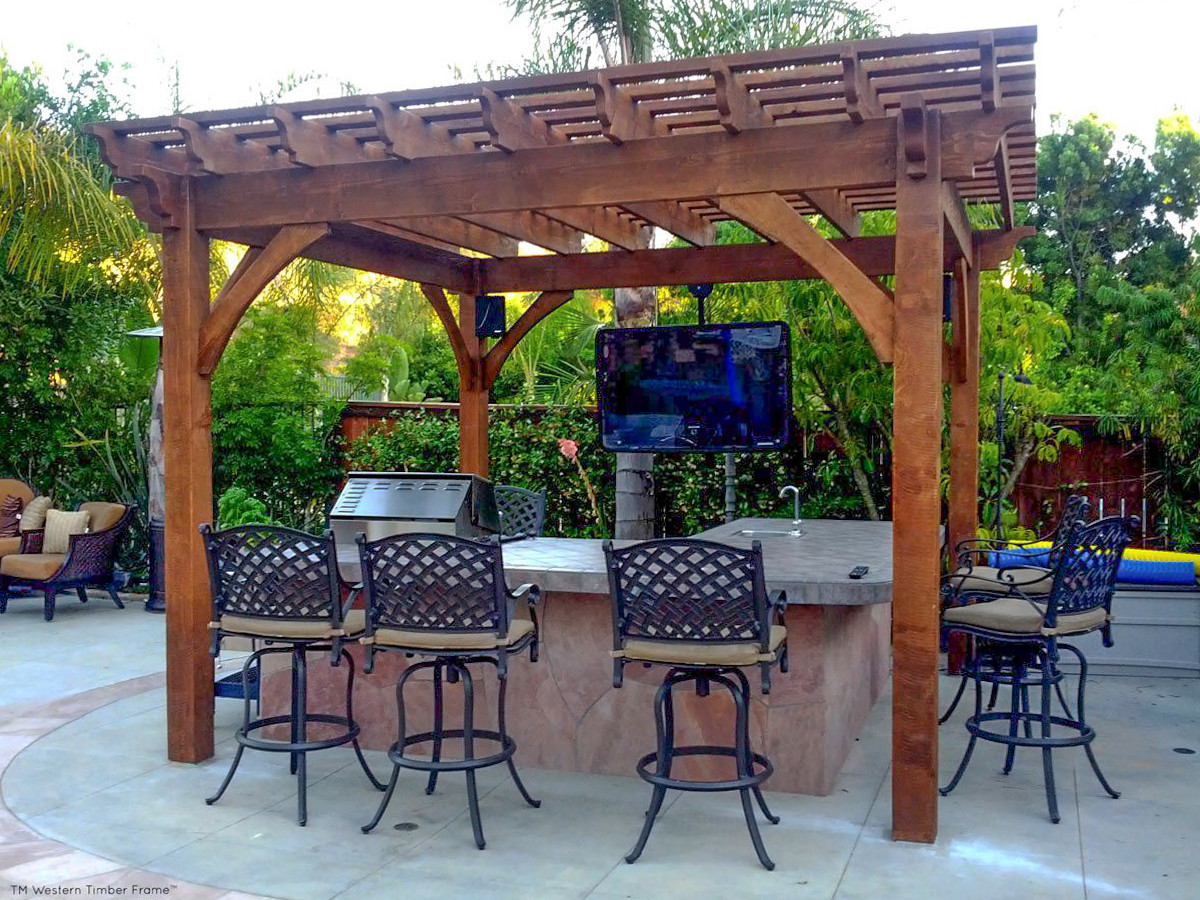 DIY Outdoor Kitchen Frames
 20 DIY Outdoor Kitchen & Bar Shelters