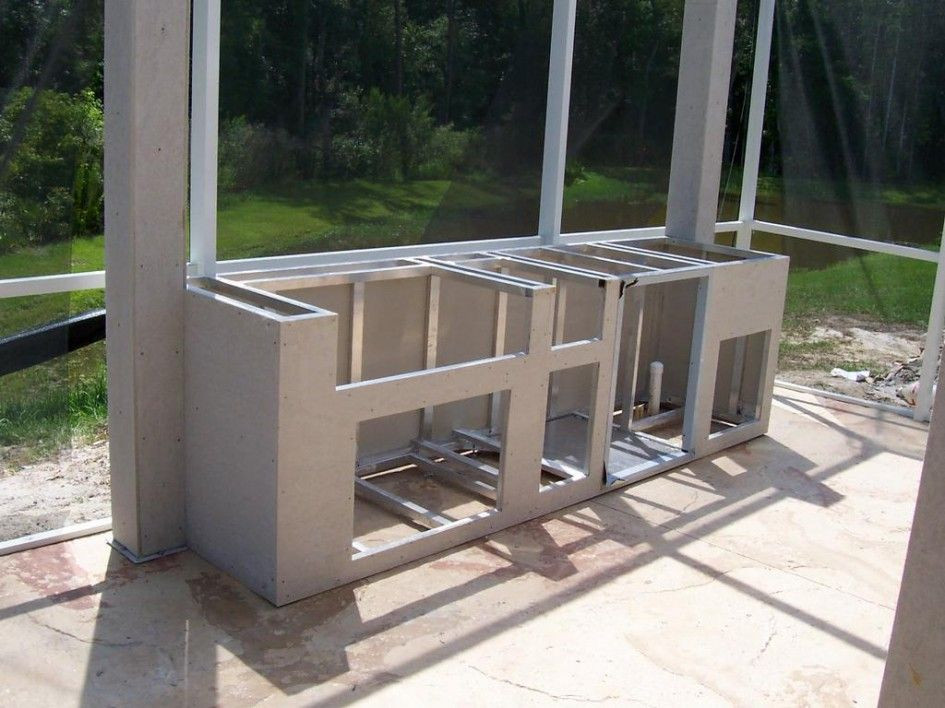 Diy Outdoor Kitchen Frames
 Chic Frames for Outdoor Kitchens With Steel Stud For