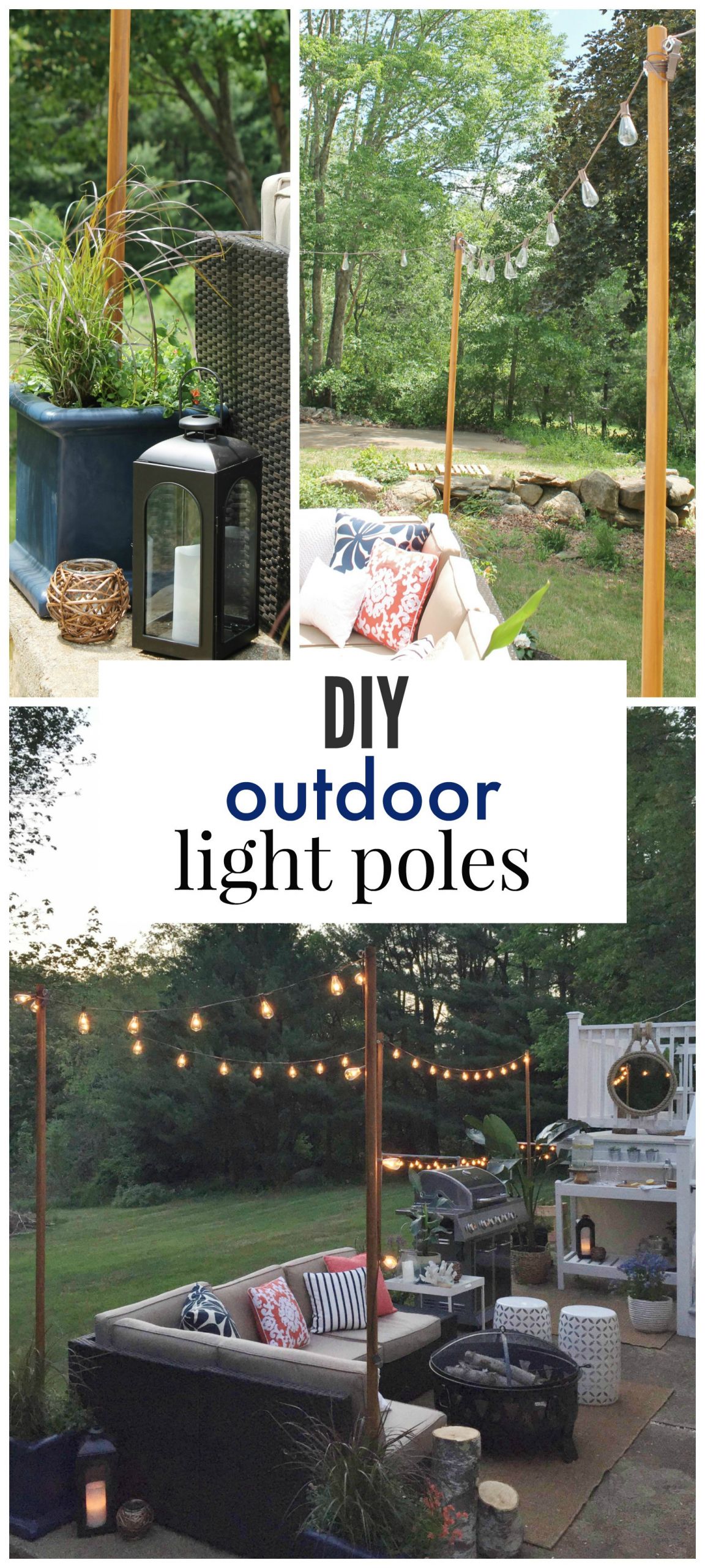 DIY Outdoor Lights
 DIY Outdoor Light Poles City Farmhouse