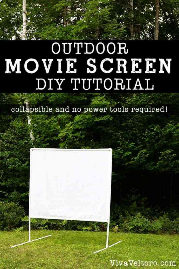 DIY Outdoor Movie Projector
 DIY Outdoor Movie Screen Tutorial