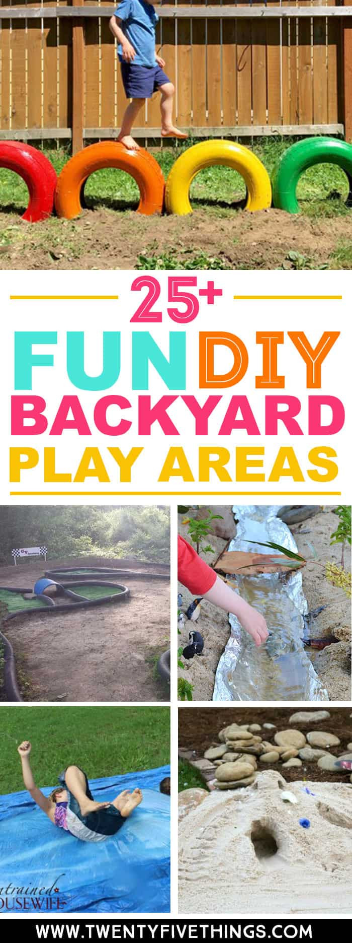 DIY Outdoor Play Area
 25 Fun DIY Backyard Play Areas The Kids Will Love Fun