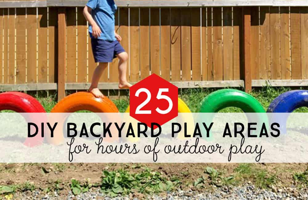 DIY Outdoor Play Area
 25 Fun DIY Backyard Play Areas The Kids Will Love