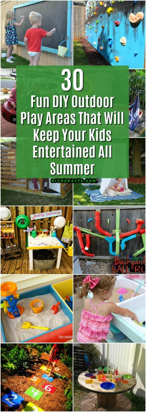 DIY Outdoor Play Area
 30 Fun DIY Outdoor Play Areas That Will Keep Your Kids