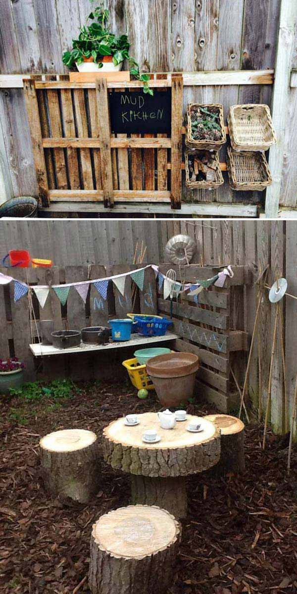 DIY Outdoor Play Area
 Turn The Backyard Into Fun and Cool Play Space for Kids