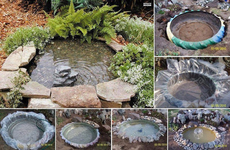 DIY Outdoor Pond
 Craftionary