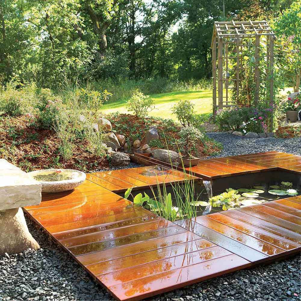 DIY Outdoor Pond
 Pond Fountain and Waterfall Projects You Can DIY