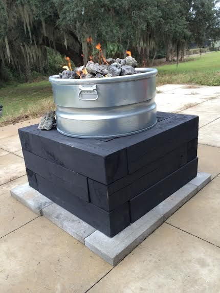 DIY Outdoor Propane Fire Pit
 DIY propane gas fire pit