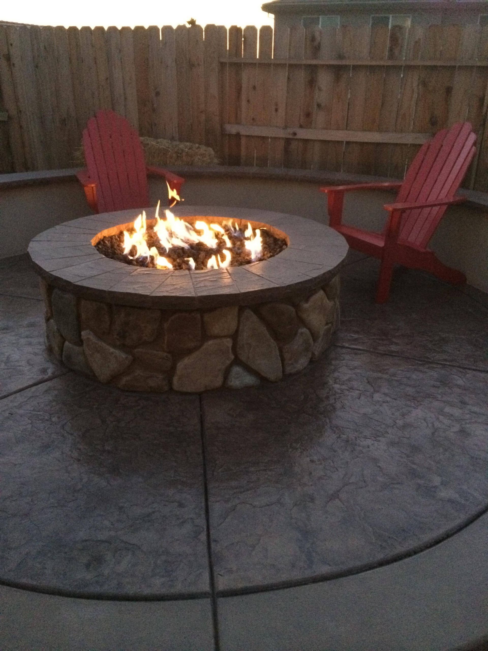 DIY Outdoor Propane Fire Pit
 fireplace How can I my gas fire pit to have a larger