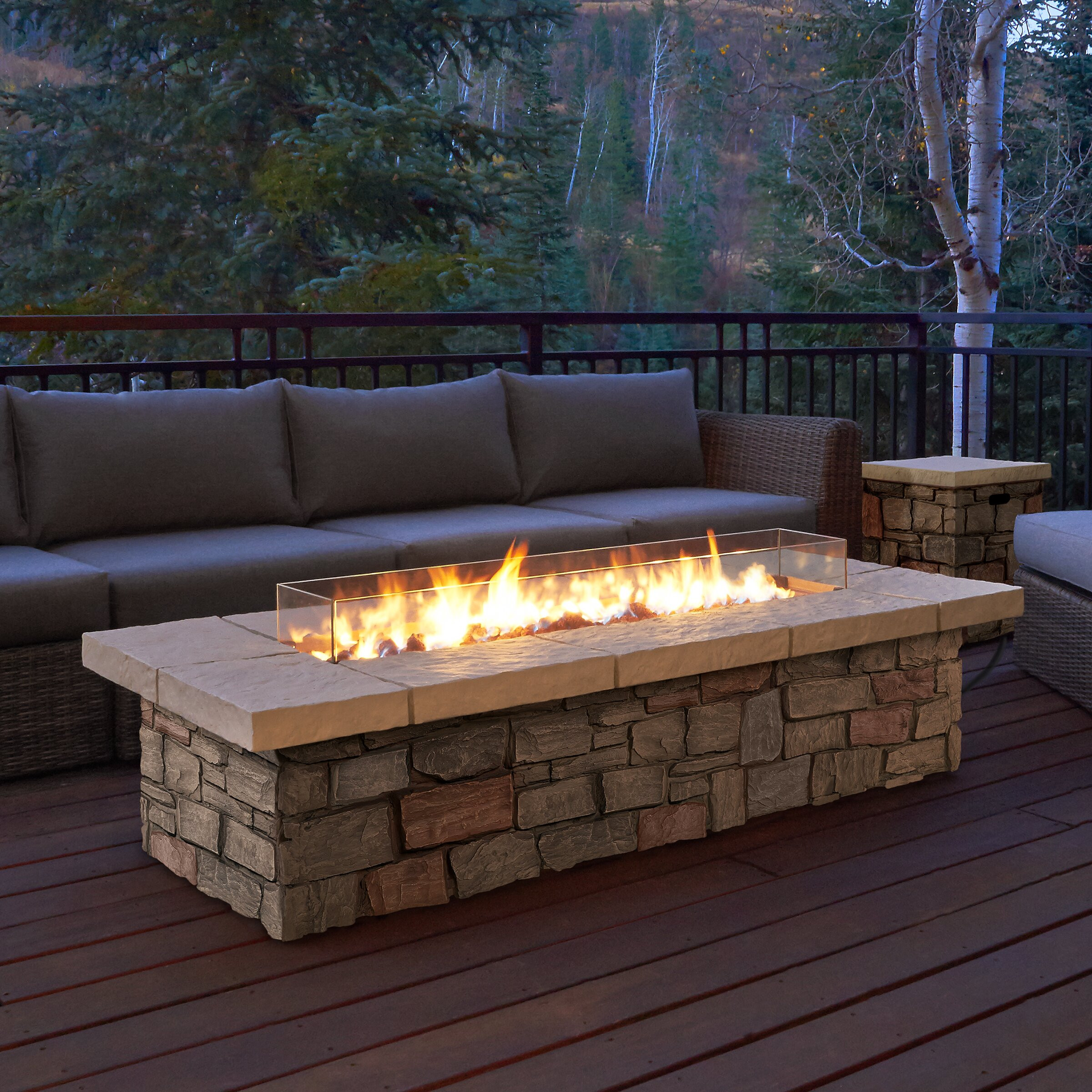 DIY Outdoor Propane Fire Pit
 Real Flame Sedona Propane Fire Pit Table & Reviews