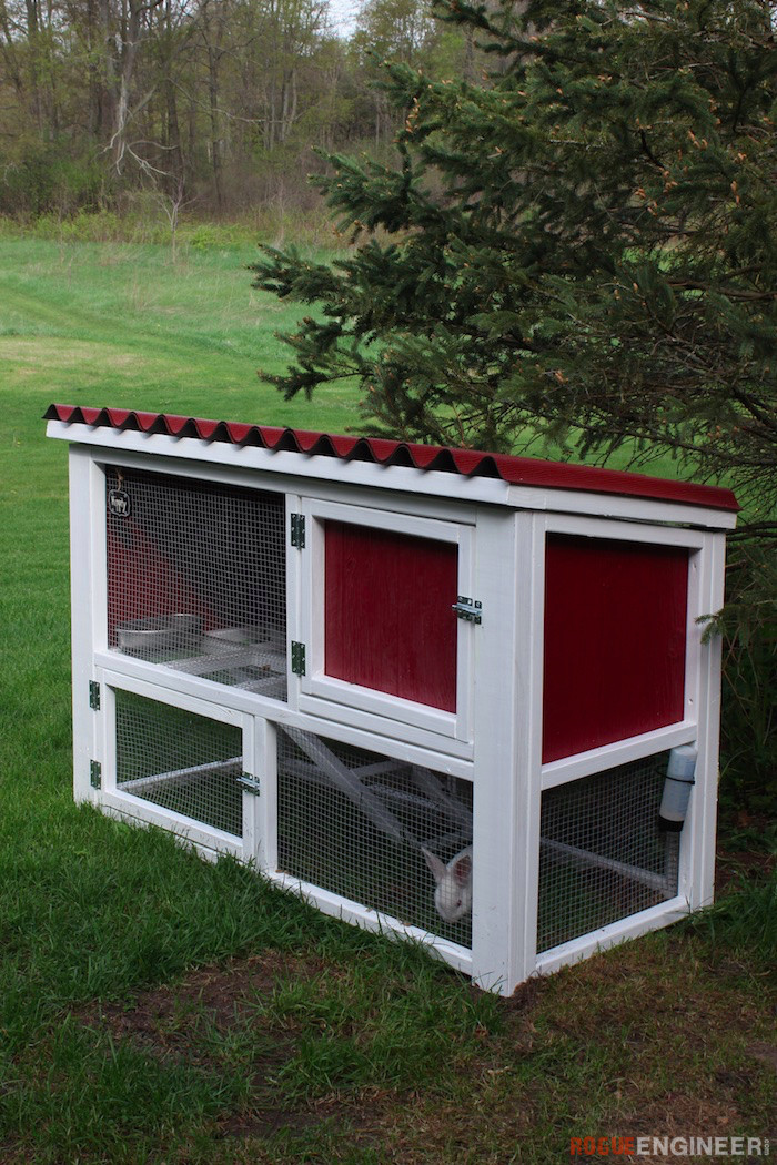 DIY Outdoor Rabbit Hutch
 10 DIY Rabbit Cages And Hutches For Your Fluffy Friends
