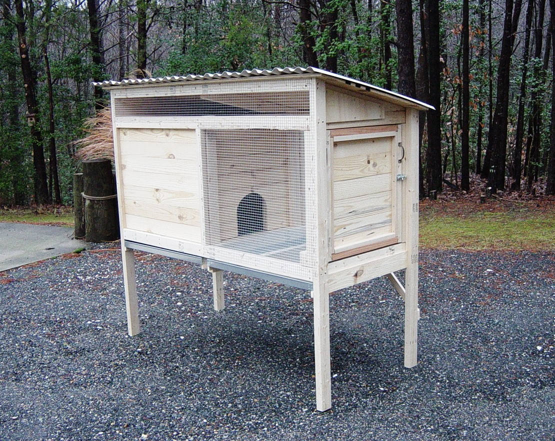 DIY Outdoor Rabbit Hutch
 How to Build a 5 ft Rabbit Hutch DIY Wood Plans