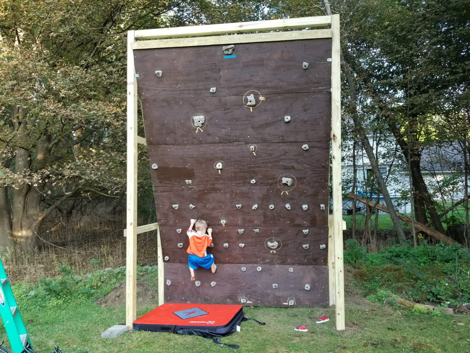 DIY Outdoor Rock Climbing Wall
 Tutorial How I Built My Woody – DIY Outdoor Rock Climbing