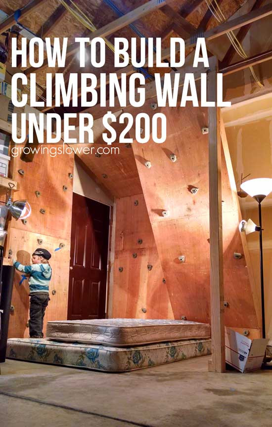 DIY Outdoor Rock Climbing Wall
 How to Build a Home Climbing Wall Under $200 DIY