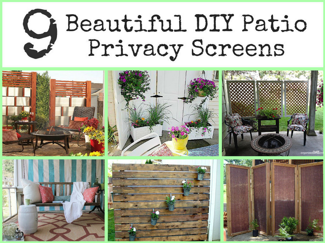 DIY Outdoor Screen
 DIY Outdoor Privacy Screen