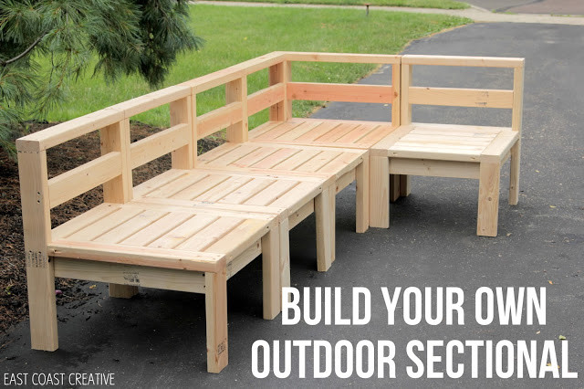 DIY Outdoor Sectional 2X4
 Fabulous Outdoor Furniture You Can Build With 2X4s The