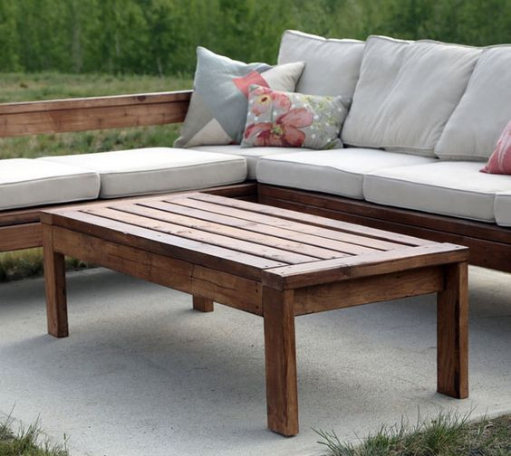 DIY Outdoor Sectional 2X4
 Remodelaholic 50 Fun Outdoor 2x4 Projects to DIY This Summer