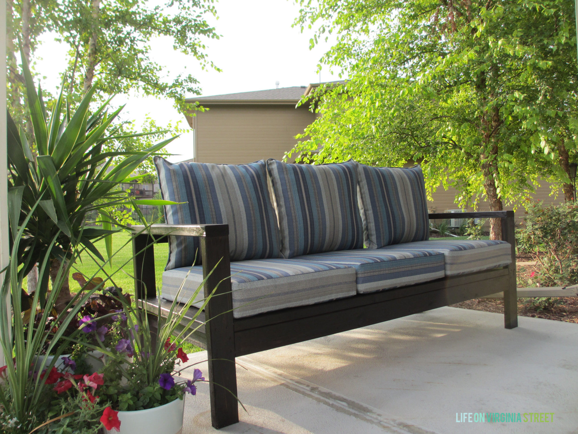 DIY Outdoor Sectional
 DIY Outdoor Couch Life Virginia Street