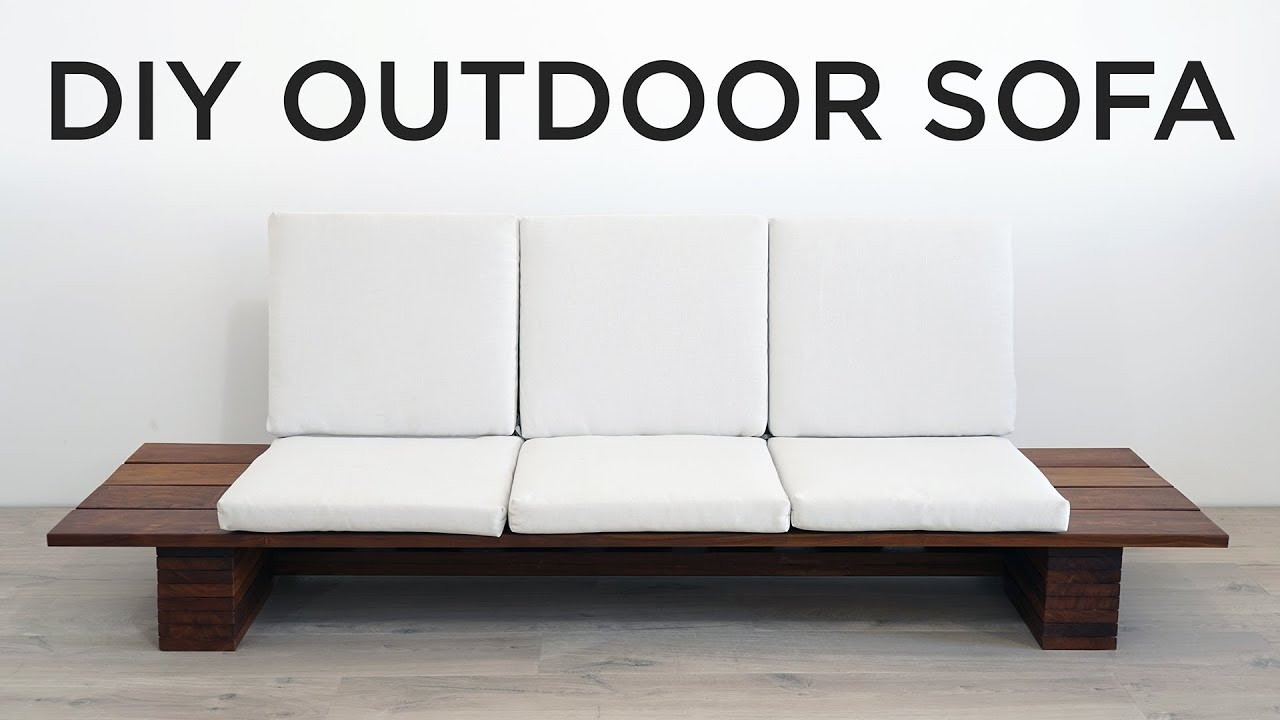 DIY Outdoor Sectional Sofa
 DIY Outdoor Sofa